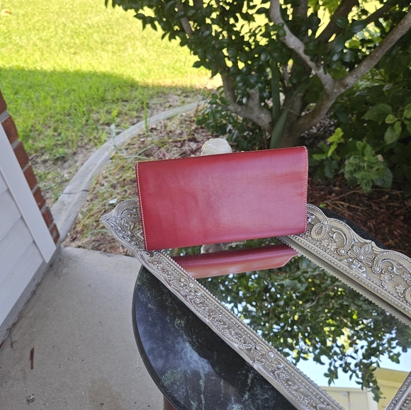 Christian Dior Red Wallet Authentic - Picture 4 of 11